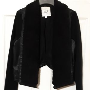 Jack Black Faux Leather Moto Style Jacket.